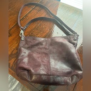 Hobo Brand Pier Crossbody/Shoulder Bag in Plum Graphite